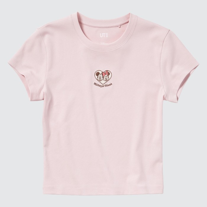 Мини-футболка с графическим рисунком из коллекции disney цвет: Розовый