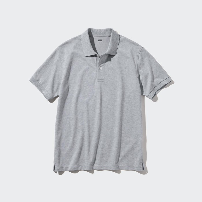 Рубашка-поло из пике dry цвет: Серый