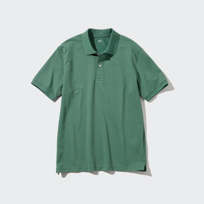 Рубашка-поло из пике dry цвет: Зелёный