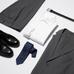 Рубашка Slim Fit Super Non-Iron с полушироким воротником цвет: Чёрный