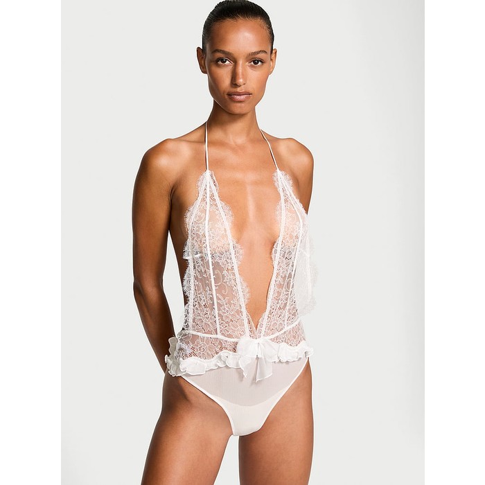 Atelier Victoria's Secret с глубоким декольте из кружева и шифона