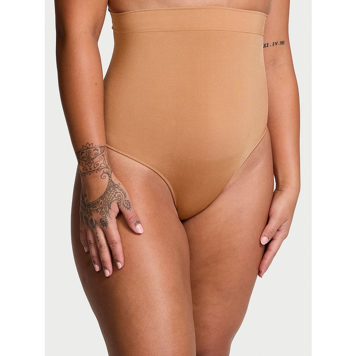 Корректирующее белье от Victoria SeamlessShaping™ Трусики-стринги с высокой талией