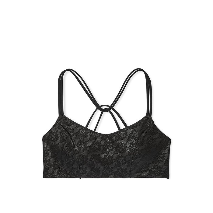 Спортивный бюстгальтер с эластичным кружевом VSX Elevate™ SuedeEffect