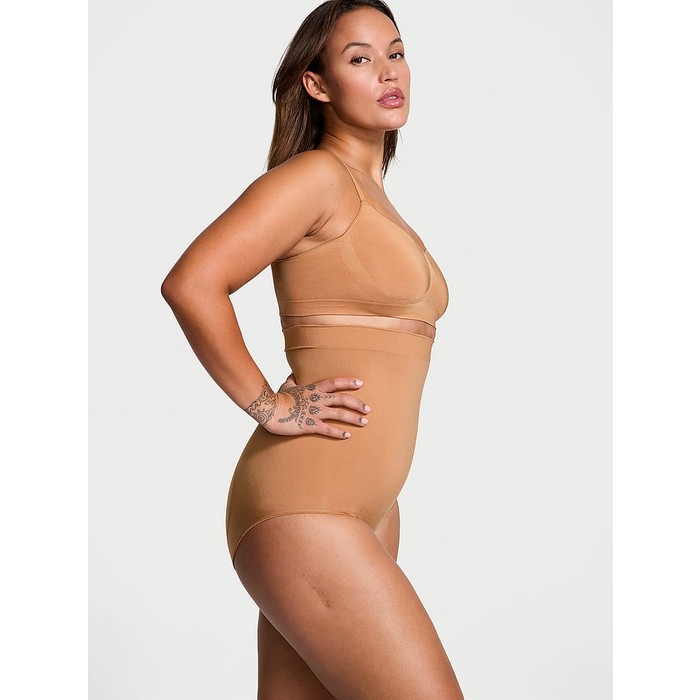 Корректирующее белье от Victoria SeamlessShaping™ Короткие трусики с завышенной талией