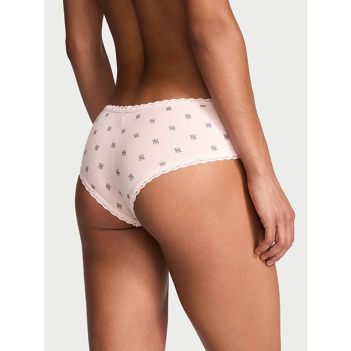 Хлопчатобумажные трусики с кружевной талией Cheeky