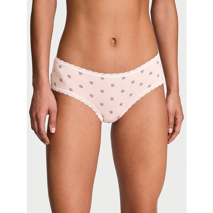 Хлопчатобумажные трусики с кружевной талией Cheeky