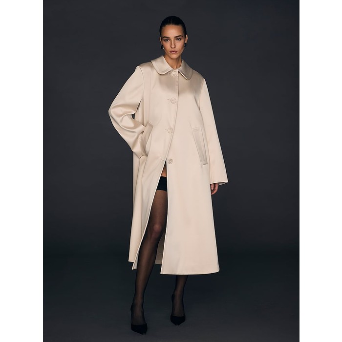 Атласное вечернее пальто Atelier Victoria's Secret X Altuzarra