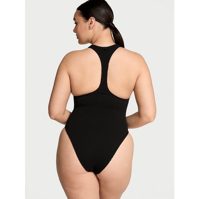 Цельный купальник в обтяжку Racerback