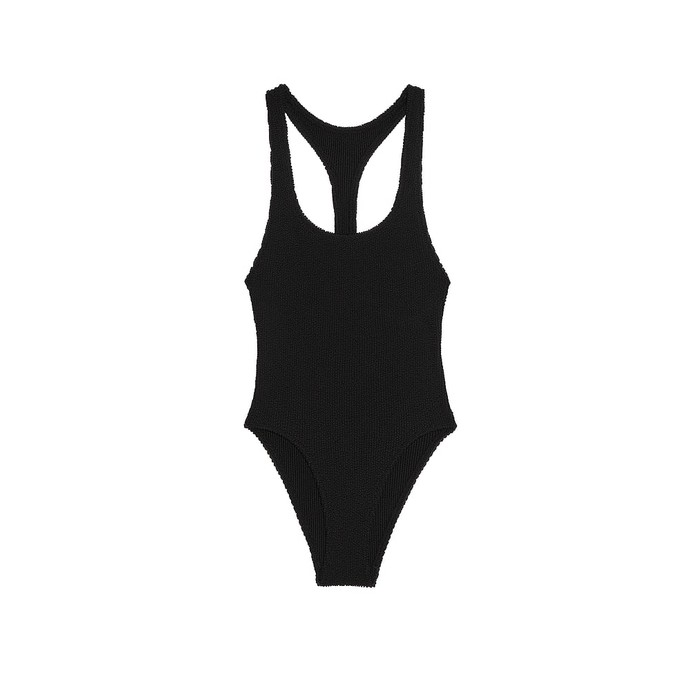 Цельный купальник в обтяжку Racerback