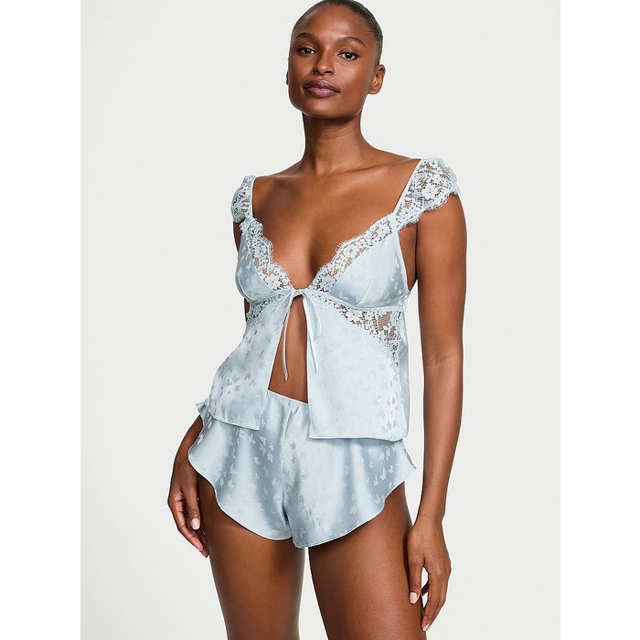 Атласный комплект на бретелях Tease Butterfly Butterfly-Away Cami