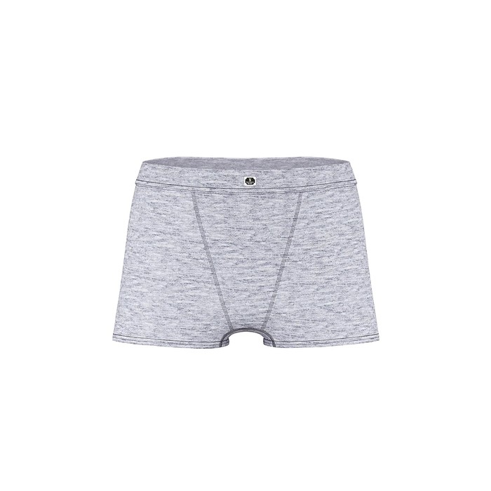 хлопчатобумажные трусики с логотипом boyshort с высокой талией