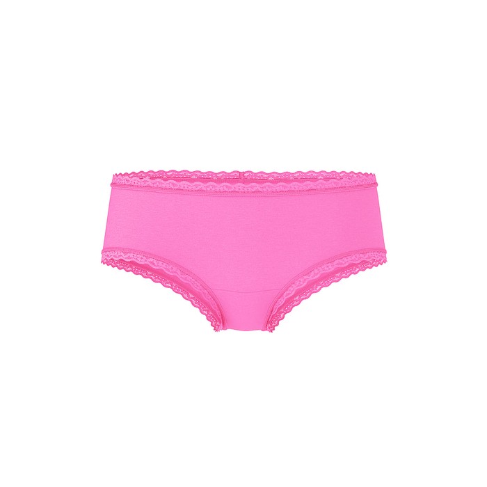 Хлопчатобумажные трусики с кружевной талией Cheeky