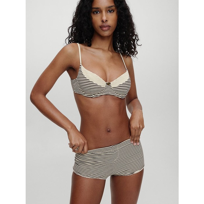 Бикини в полоску Jolene Rib Bottom