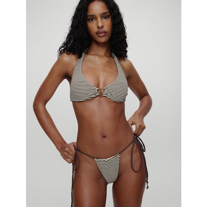 Бикини в полоску Tia Rib Bottom