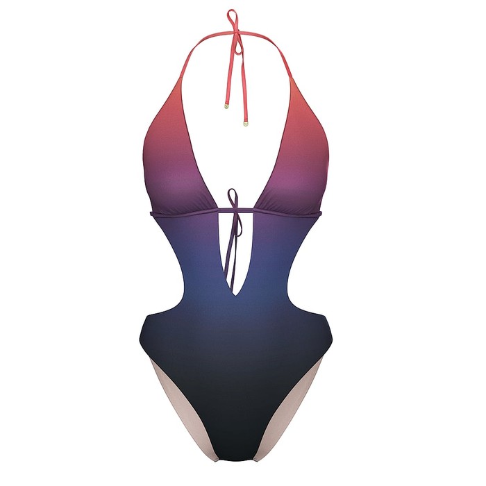 Цельный купальник-монокини Archives Sunset Ombré Cheeky Monokini