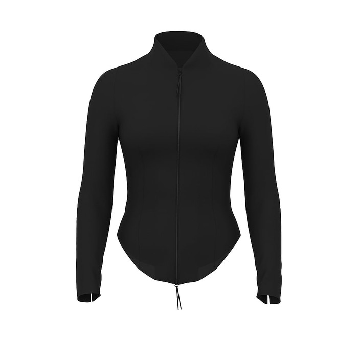 Топ с длинными рукавами и застежкой-молнией VSX Defined Scuba